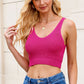 V-Neck Ribbed Knit Tank