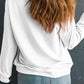 Leopard Round Neck Long Sleeve Sweatshirt