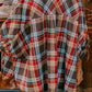 Plaid Pocketed Button Up Shirt