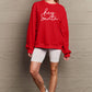 Simply Love Full Size HEY SANTA Graphic Sweatshirt