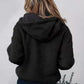 Sherpa Long Sleeve Hoodie with Kangaroo Pocket