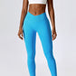 Slim Fit Wide Waistband Sports Leggings