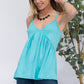 Celeste Full Size V-Neck Backless Cami