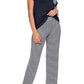 Pocketed Short Sleeve Top and Striped Pants Lounge Set