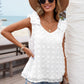 Full Size Swiss Dot V-Neck Tank