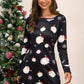 Full Size Christmas Long Sleeve Dress