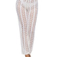 Cutout Drawstring High Waist Swim Pants