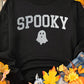 SPOOKY Round Neck Long Sleeve Sweatshirt