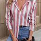 Perfee Striped Long Sleeve Shirt