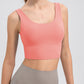 Scoop Neck Wide Strap Active Tank