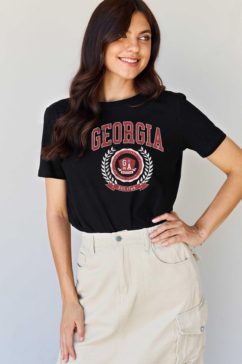 Simply Love Full Size GEORGIA Graphic T-Shirt