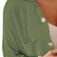 Dropped Shoulder Long Sleeve Shirts with Pocket