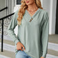 V-Neck Long Sleeve T-Shirt