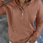 Dropped Shoulder Long Sleeve Hoodie with Pocket