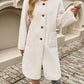 Devine Button Up Long Sleeve Coat