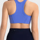 Wide Strap Cropped Sport Tank