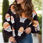 Basketball Round Neck Long Sleeve Sweatshirt