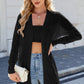 Open Front Long Sleeve Cardigan