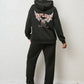 Graphic Hoodie and Sweatpants Set