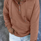 Dropped Shoulder Long Sleeve Hoodie with Pocket