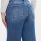 BAYEAS Full Size High Waist Button-Fly Raw Hem Wide Leg Jeans