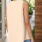 Full Size Ruched V-Neck Tank