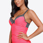 Contrast Sweetheart Neck Swim Cami