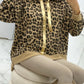 Leopard Dropped Shoulder Hoodie