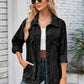 Button Up Long Sleeve Denim Jacket