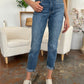 Judy Blue Full Size Cuffed Hem Slim Jeans