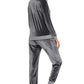 Round Neck Long Sleeve Loungewear Set with Pockets