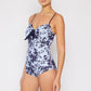 Marina West Swim Côte d'Azur Ruffle Trim One-Piece Swimsuit