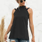 Cutout Mock Neck Tank