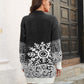 Snowflake Pattern Sweater Dress