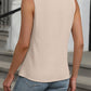 Cutout Round Neck Tank