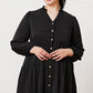 Ruffled Button Up Long Sleeve Tiered Shirt