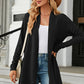 Open Front Long Sleeve Cardigan