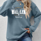 Graphic Round Neck Dropped Shoulder Sweatshirt