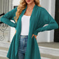 Open Front Long Sleeve Cardigan