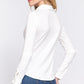 ACTIVE BASIC Long Sleeve Front Pocket DTY Brushed Shirt