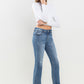 Lovervet Mid Rise Frayed Hem Jeans