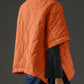 Texture Half Zip Half Sleeve Outerwear