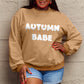 Simply Love Full Size AUTUMN BABE Graphic Sweatshirt