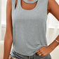 Cutout Sleeveless Top