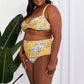 Marina West Swim Take A Dip Twist High-Rise Bikini in Mustard