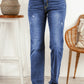 Ripped Frayed Hem Jeans