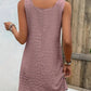 Asymmetrical Neck Sleeveless Dress