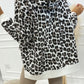 Leopard Dropped Shoulder Hoodie