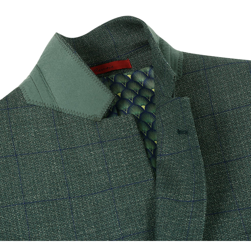294-36 Men's New Slim Fit Blazer GREEN L46 New Slim Fit