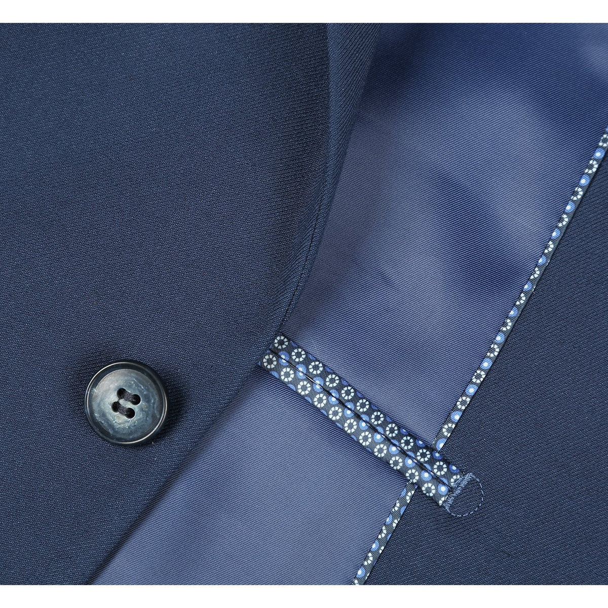 2110-19 Men's Slim Fit Solid Stretch 2-Piece Suit